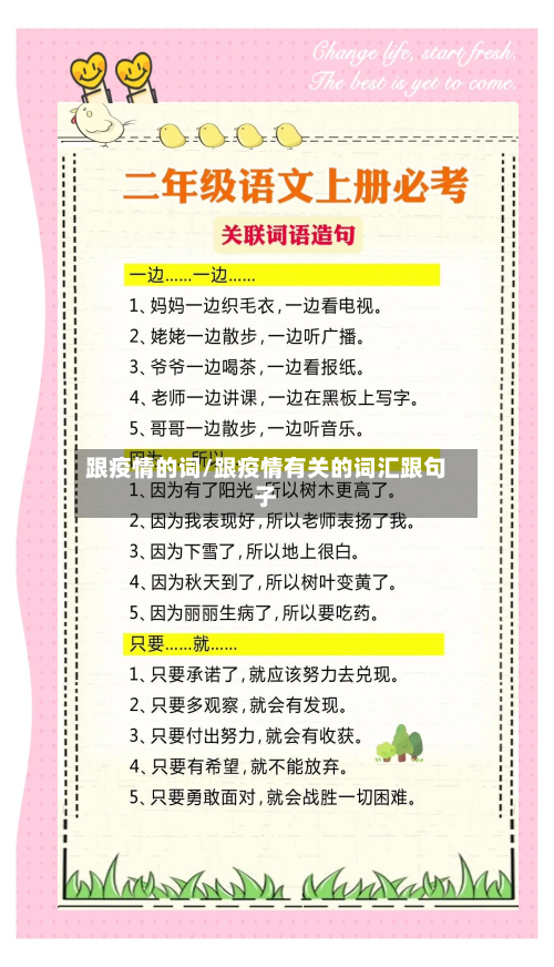 跟疫情的词/跟疫情有关的词汇跟句子